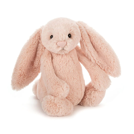 Jellycat Bashful Blush Bunny Stuffed Animal Medium 12 inches | Rabbit and Bunny Plush Toy | Classic Childrens Gift